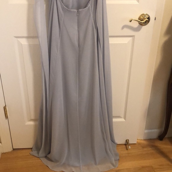 Jenny Yoo Kiara Whisper Blue bridesmaid dress - Picture 8 of 9